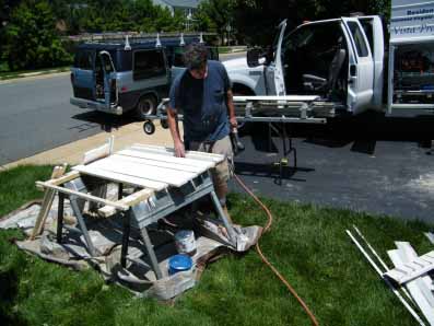 on the job