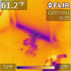 moisture on floor