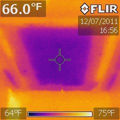 un-insulated attic door