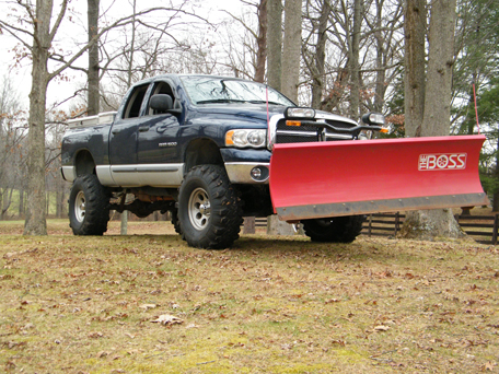 truck with plow